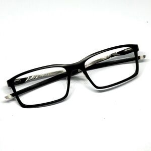 Oakley Steel Line S Satin Black & Silver Glasses Frames Eyeglass 0X8097-0154